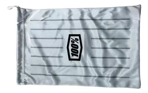 Óculos 100% Strata 2.0 Izipizi Cinza Espelhado Motocross