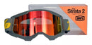 Óculos 100% Strata 2.0 Izipizi Cinza Espelhado Motocross