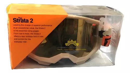 Óculos Goggle De Motocross Bike 100% Strata 2 Kombat Uv400