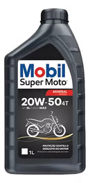 Óleo De Motor Mobil Mineral 20w-50 Para Motos E Quadriciclos